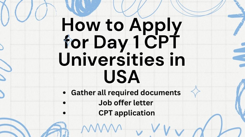 Full Day 1 CPT Universities List in USA 2025