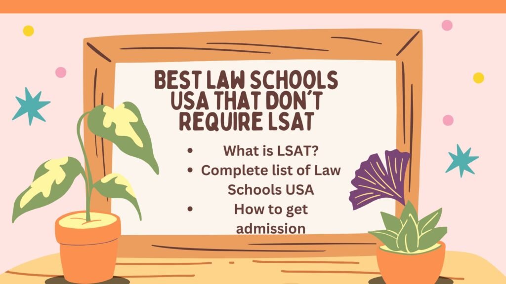 Best Law Schools USA That Don't Require LSAT 2025